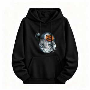 Halloween Ghost Pumpkin Hoodie Men Women Spooky Costume Sweatshirt