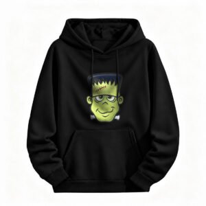 Halloween Frankenstein Hoodie for Men or Women Funny Monster Sweatshirt