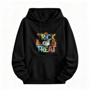 Trick or Treat Halloween Hoodie for Men or Women Fun Costume Party Wear