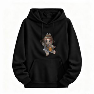 Halloween Sugar Skull Cartoon Hoodie for Men or Women Cute Day of the Dead Design