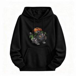 Halloween Bulbasaur Pumpkin Hoodie Men Women Anime Sweatshirt