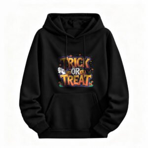 Halloween Trick or Treat Hoodie for Men or Women Fun Party Costume Sweatshirt