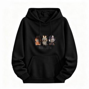 Halloween Boo Crew Hoodie for Men or Women Cute Cartoon Design