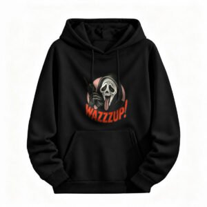 Scream Hoodie Wazzup Halloween Horror Movie Sweatshirt Men Women