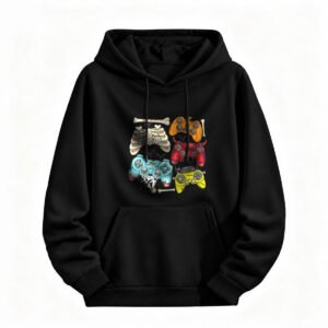 Gamer Skull Controller Hoodie for Men or Women Halloween Gift