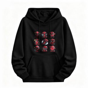 Deadpool Chibi Hoodie for Men or Women Funny Comics Sweatshirt Gift