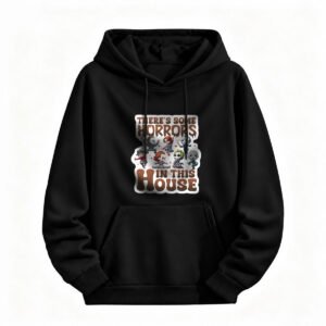 Halloween Horror Characters Hoodie for Men or Women Spooky Fun Design