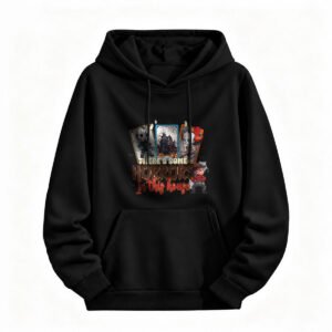 Halloween Horror Hoodie for Men or Women Spooky House Design