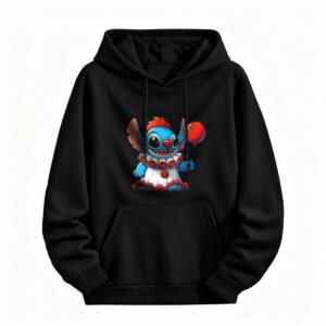 Stitch Clown Hoodie Halloween Costume Men Women Cute Cartoon Hoodies