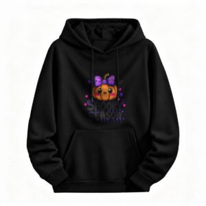 Spooky Season Pumpkin Hoodie for Halloween Party Men Women