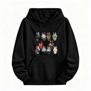 Halloween Cute Bunny Characters Hoodie for Men or Women