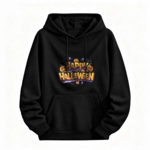 Happy Halloween Pumpkin Ghost Hoodie for Men or Women