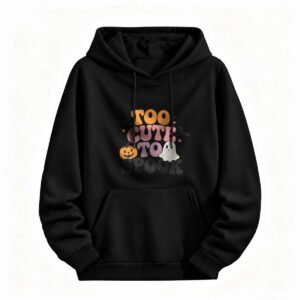 Too Cute to Spook Halloween Hoodie for Men or Women
