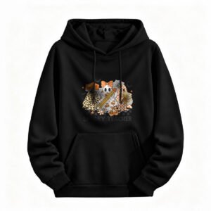 Spooky Teacher Halloween Hoodie for Men or Women Funny Ghost Print Sweatshirt