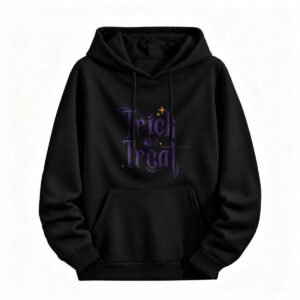 Trick or Treat Halloween Hoodie for Men or Women Spooky Festive Wear