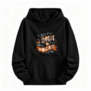 Trick or Treat Halloween Hoodie for Men or Women Spooky Season Gift