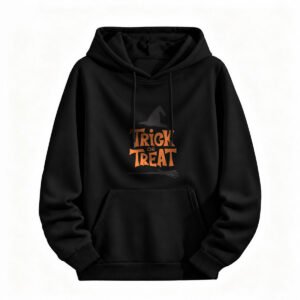 Trick or Treat Halloween Hoodie for Men or Women Spooky Witch Design