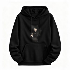 Mystery Man with Umbrella Hoodie Halloween Gothic Style Men's Women's Sweatshirt