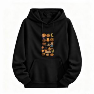 Halloween Pumpkin Hoodie for Men or Women Festive Fall Sweatshirt