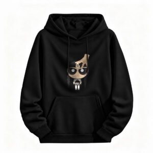 Halloween Chibi Witch Hoodie for Men or Women Cute Cartoon Print Sweatshirt