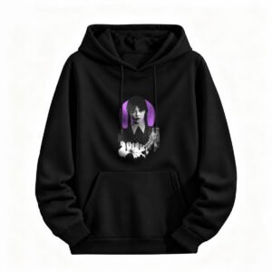 Halloween Gothic Girl Hoodie for Men or Women Spooky Art Design
