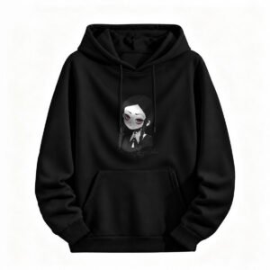 Don't Smile Hoodie Gothic Anime Print Unisex Sweatshirt Halloween Gift