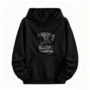 Nevermore Academy Hoodie Halloween Gothic Style Men Women Sweatshirt