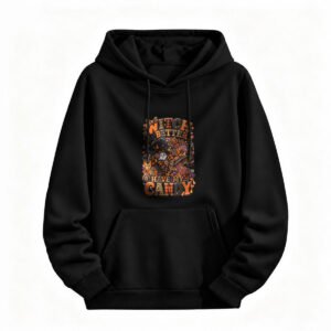 Halloween Trick or Treat Hoodie for Men or Women Funny Candy Print Sweatshirt