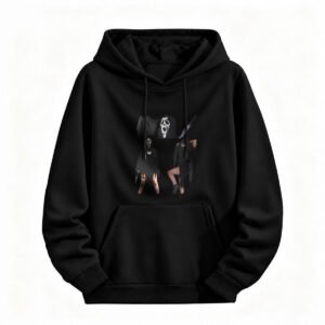 Halloween Scream Ghost Hoodie for Men or Women Spooky Horror Design