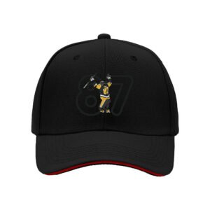 Men's Black Hockey Player 87 Baseball Cap Gift for Fans