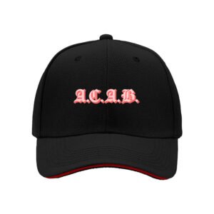 ACAB Embroidered Black Baseball Cap Men Women Streetwear Gift