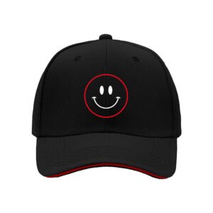 Smiley Face Baseball Cap for Men Women Fun Gift Outdoor Wear