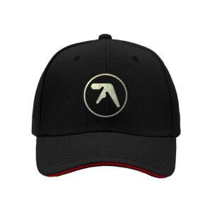 Black Baseball Cap with Gold Logo Men's Women's Fashion Gift Hat