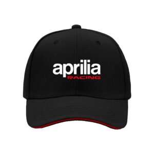 Aprilia Racing Men's Baseball Cap Black Red Logo Hat Gift