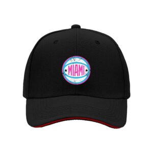 Miami Pink Logo Baseball Cap for Men Women Gift Wear