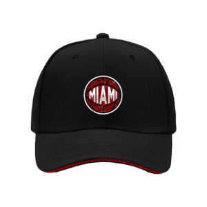 Miami Heat Basketball Logo Men's Baseball Cap Gift for Fans