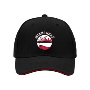 Miami Heat Logo Baseball Cap Men's Women's Sports Gift Hat