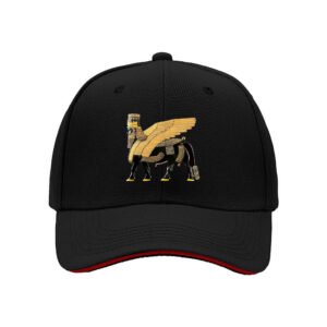 Golden Griffin Embroidered Men's Baseball Cap Gift for Mythology Lovers