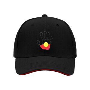 Aboriginal Hand Print Men's Baseball Cap Gift for Culture Lovers