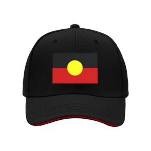 Aboriginal Flag Men's Baseball Cap Gift for Australia Day