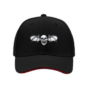 Bat Skull Embroidered Baseball Cap Men Women Halloween Gift