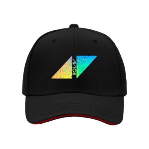 Colorful Triangle Print Baseball Cap for Men Women Fashion Gift Hat
