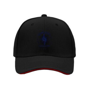 Black Baseball Cap with Ballet Design for Men and Women Gift Wear