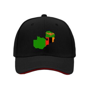 Zambia Map Flag Men's Baseball Cap Gift for Travel Fans