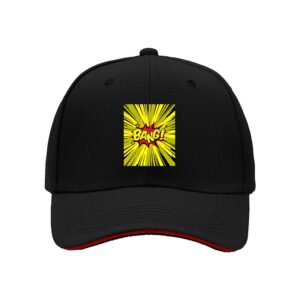 Bang Comic Print Baseball Cap for Men Women Casual Gift Hat