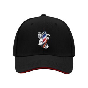 Barber Pole Embroidered Baseball Cap Men's Women's Gift Hat