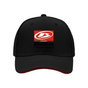 Beta Logo Men's Baseball Cap Red Black Design Gift for Motorsport Fans