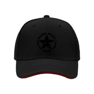 Black Star Logo Baseball Cap Men's Women's Casual Gift Hat