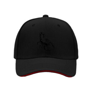 Black Scorpion Embroidered Baseball Cap Men's Women's Gift Outdoor Fashion Hat