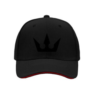 Black Crown Logo Baseball Cap for Men Women Fashion Gift Hat